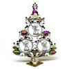 20 cm XL Xmas Tree with Angels ~ Clear Vitrail*