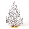 Xmas Flowers Tree Decoration 16cm ~ Violet Clear*