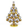 Pears Xmas Tree Rhinestones Decoration 15cm ~ Yellow Violet*