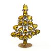 Xmas Teardrops Tree Standing Decoration 10cm ~ Yellow Topaz*