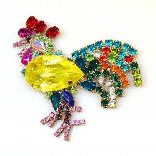 Rooster Brooch ~ #01*