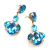 Anna Marie Earrings Pierced ~ Aqua*