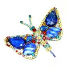 Grand Glamorous Butterfly ~ Blue Multicolor*