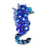 Sea-Horse Brooch ~ Blue Aqua*