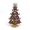 Standing Xmas Tree with Ovals 13cm ~ Vitrail*