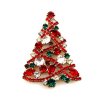 Zig-Zag Xmas Tree Brooch 7cm ~ #01*