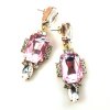 Gallery Earrings Pierced ~ Pink Clear*