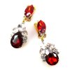 Mon Cheri Earrings Clips ~ Red*