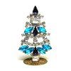 Xmas Tree Standing Decoration #06 ~ Aqua Clear Purple 8cm*