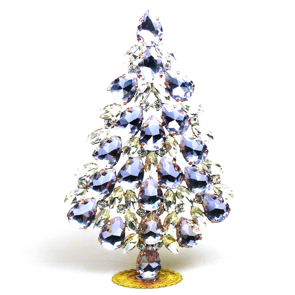 31 cm XXL Xmas Tree Table Decoration ~ Clear Crystal* : LILIEN CZECH,  authentic Czech rhinestone jewelry