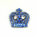 Small Crown Pin ~ Blue*