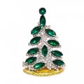 Xmas Navette Standing Tree ~ Emerald Clear*