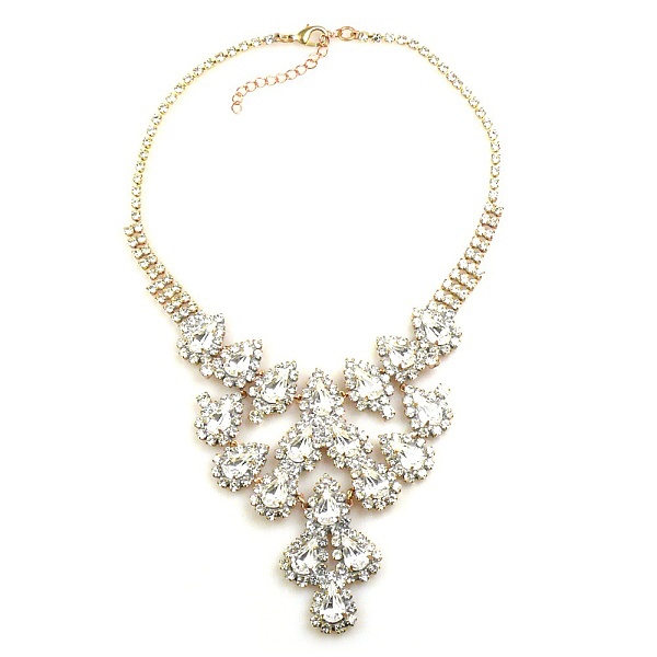Hersheys Necklace ~ Clear Crystal : LILIEN CZECH, authentic Czech ...